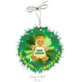Gingerbread Girl Gift Shop Wreath Ornament (8 Sq. In.)